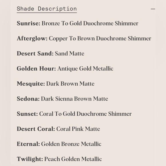 🌅ĀTHR Beauty Desert SunSet Eyeshadow Palette 🌅 - Picture 7 of 11